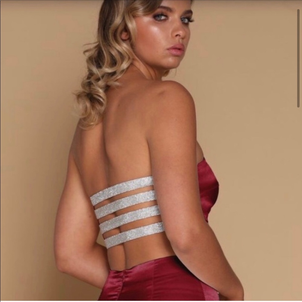 Meshki diamond crop top